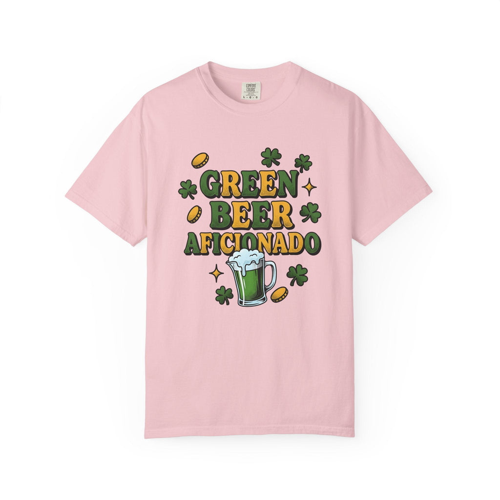 Green Ale Mug Shirt St Patrick's Day Beverages Unisex Gift Modern Graphic Tee