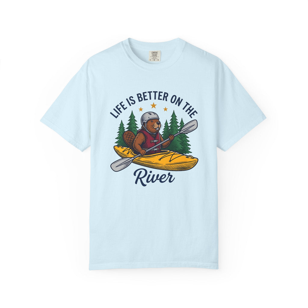 Beaver Kayak Shirt Kayaking Adventure Unisex Gift Vintage product image 2