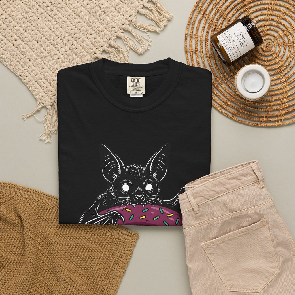 Bat Pastry Shirt Desserts Wildlife Gift Women Modern Tee product image 16