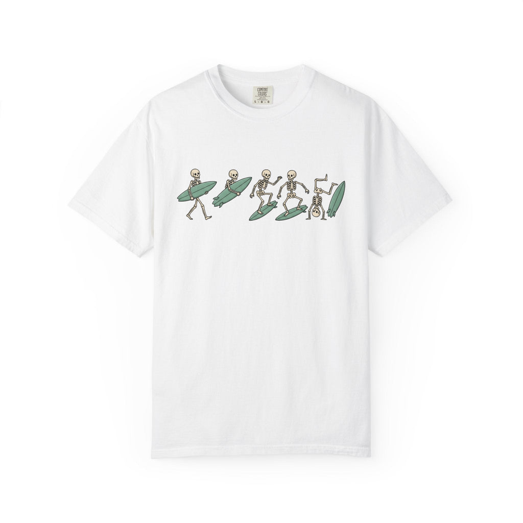 Skeleton Wave Riding Shirt Surfing Coast Unisex Gift product image 1