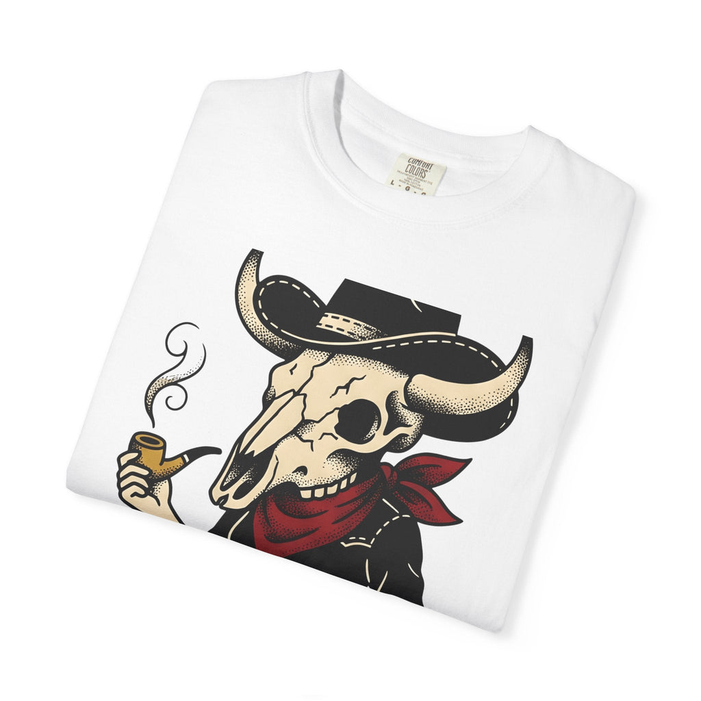 Skull Cowboy Shirt Cowgirl Country Gift for Women Line Art product image 5