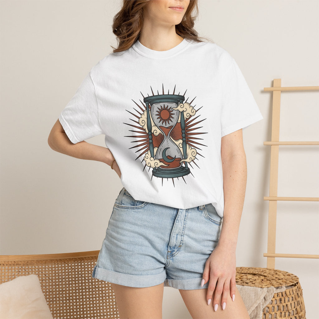 Hourglass Sun Moon Shirt Boho Chic Astrology Unisex Gift product image 6