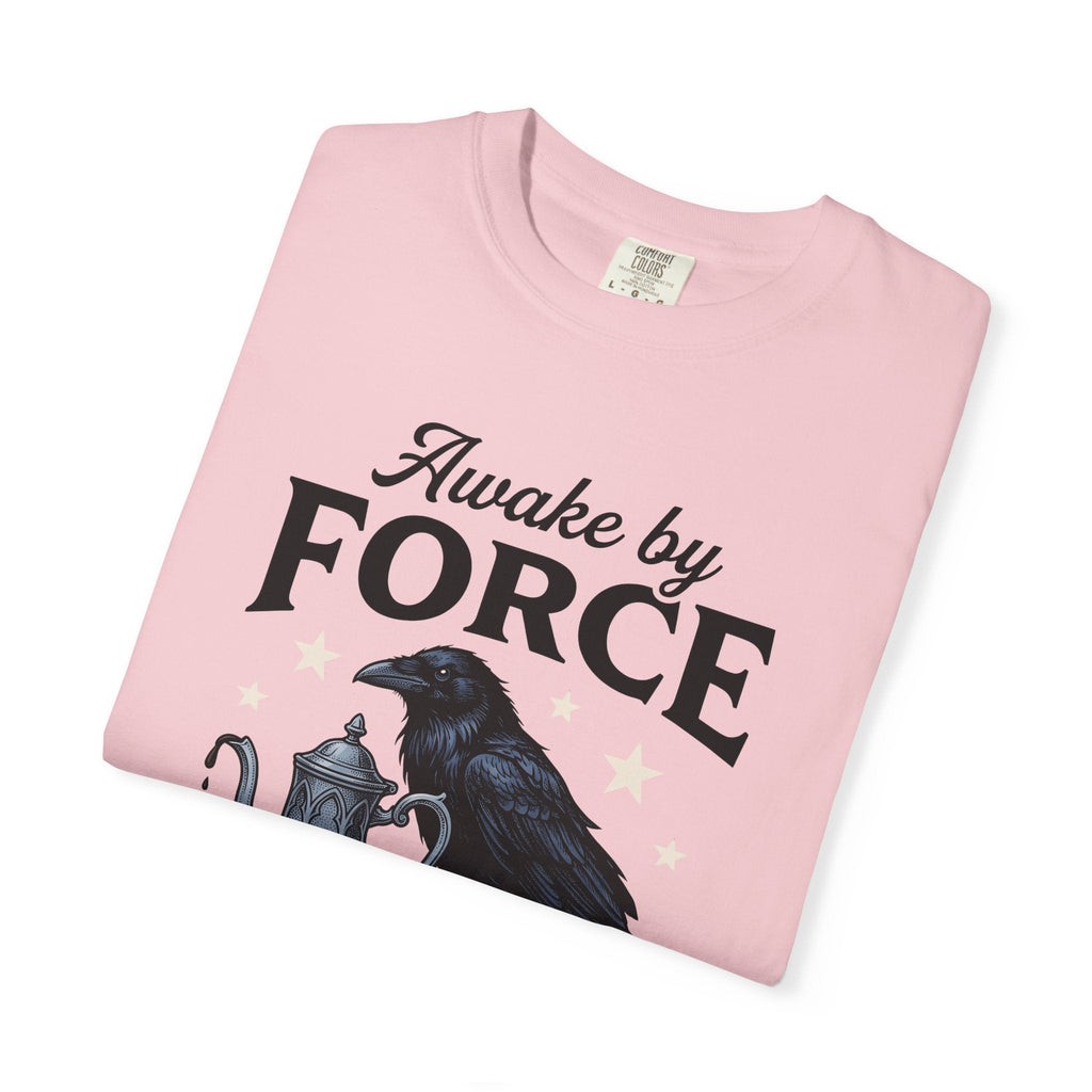 Black Bird Coffee Pot Shirt Funny Latte Unisex Gift Antique Tee Coffee Maker