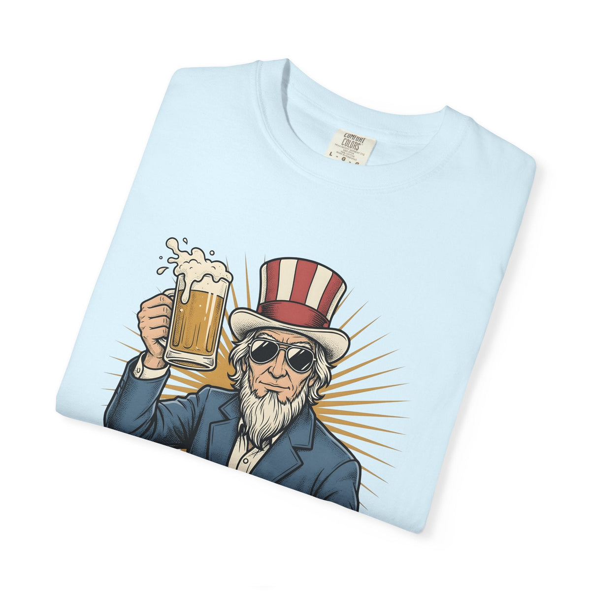 Uncle Sam Beer Shirt 4th Of July Unisex Gift Vintage Tee product image 8