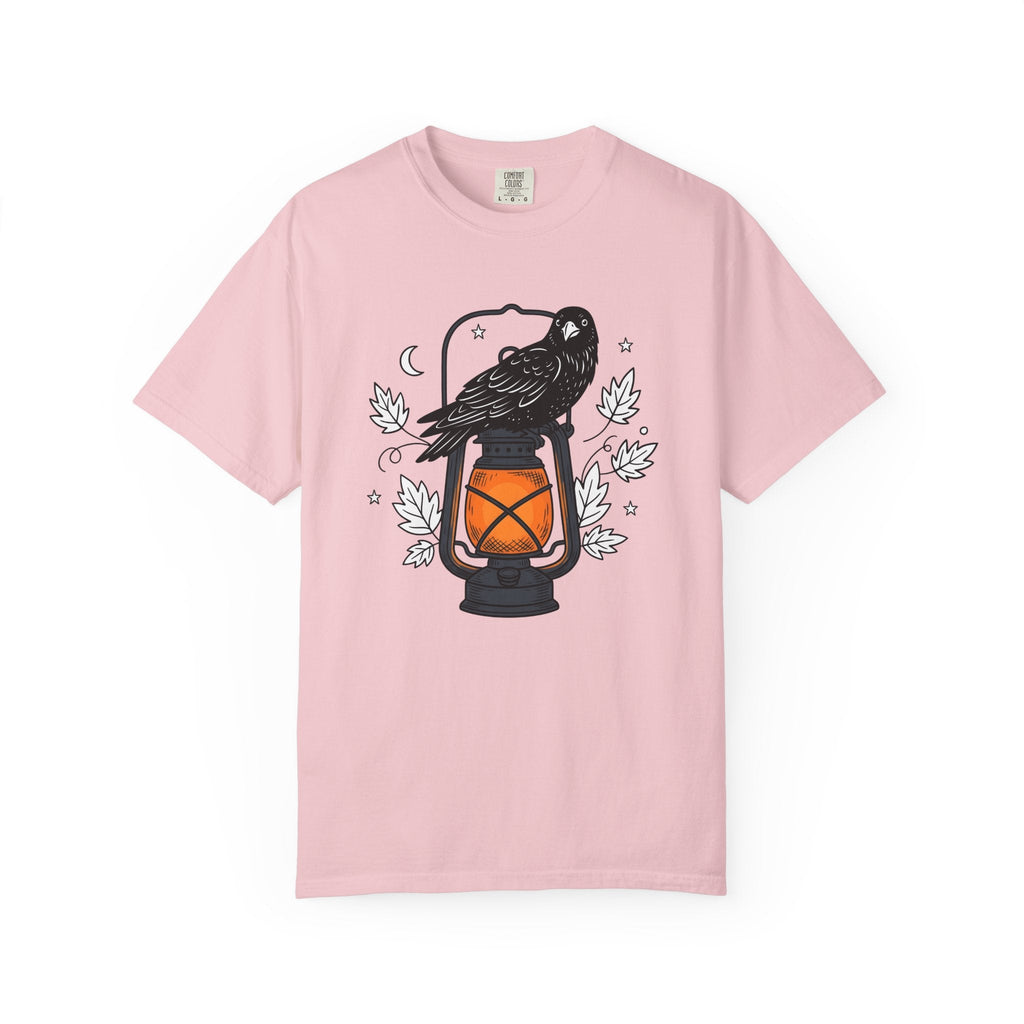 Blackbird Lantern Flat T-Shirt – Eerie Halloween Fall product image 3