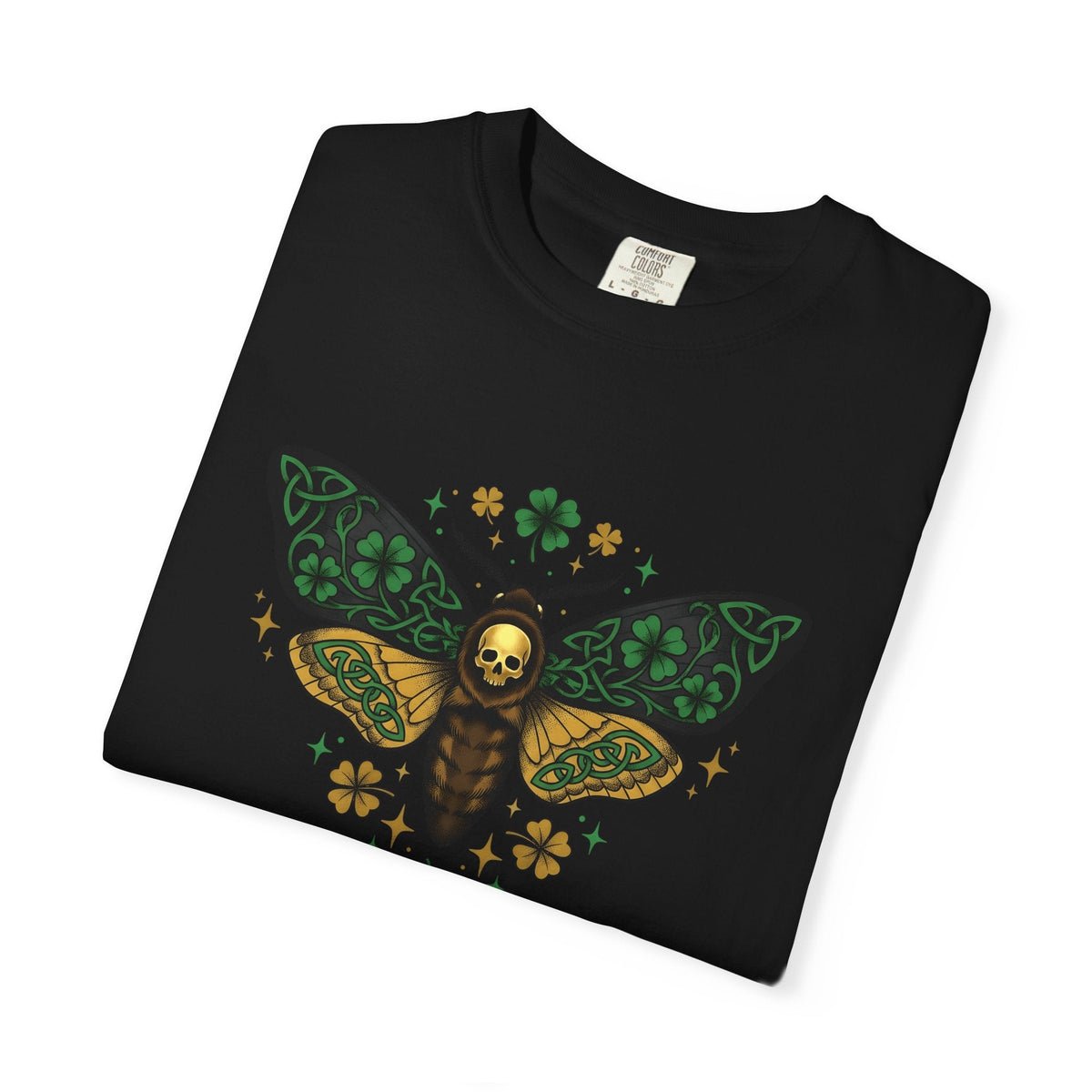 Insect Skull Shirt St Patrick's Day Dark Unisex Gift Tribal product image 15