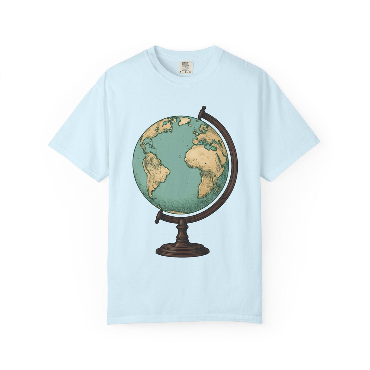 Earth Globe Shirt Travel Maps Unisex Gift Retro Tee World product image 2