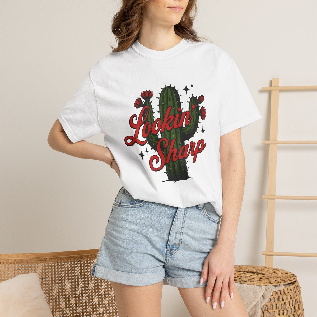 Prickly Plant Shirt Cowgirl Cowboy Gift for Women Hand product image 6