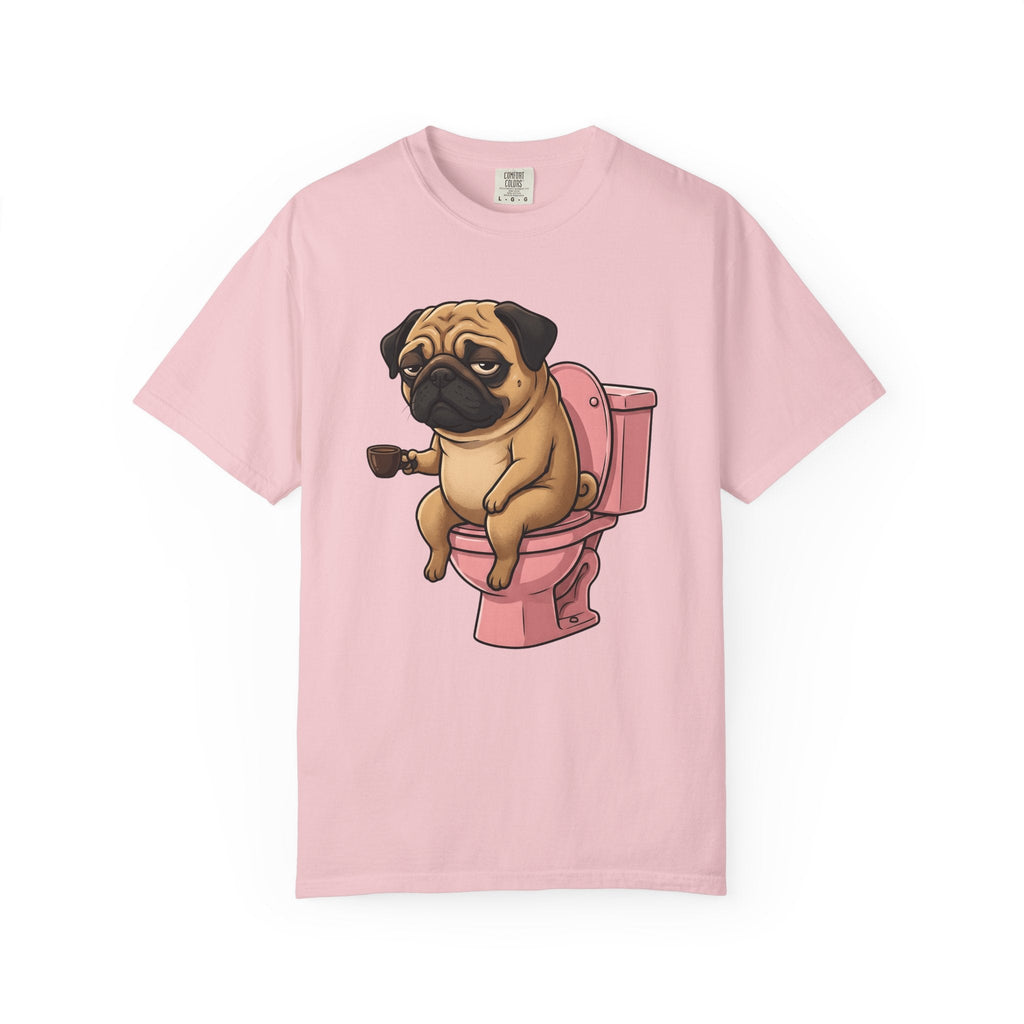 Pug Mocha Shirt Dog Satire Unisex Gift Animated Tee Pugs product image 3