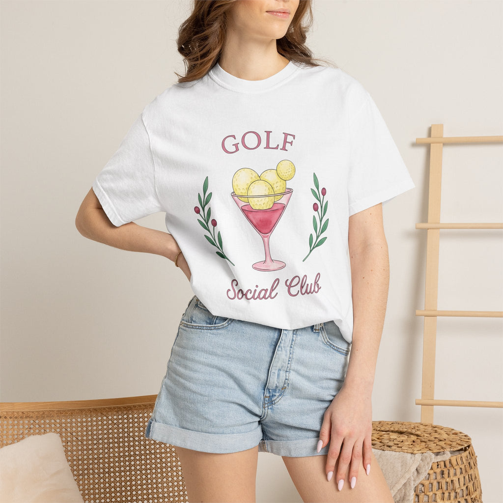 Golf Drink Shirt Joke Unisex Gift Hand Painted Tee Cocktail product image 6