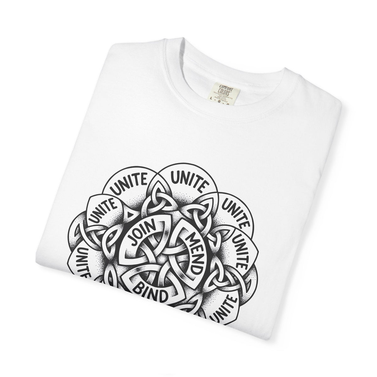 Knotwork Design Shirt Boho Chic Wellness Unisex Gift Body product image 5