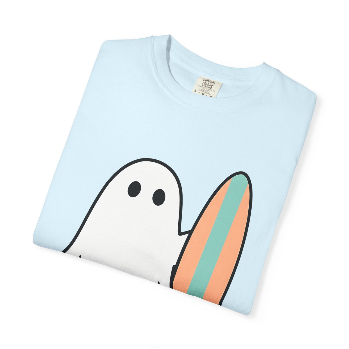 Ghost Wave Shirt Surfing Shore Unisex Gift Simple Tee product image 9