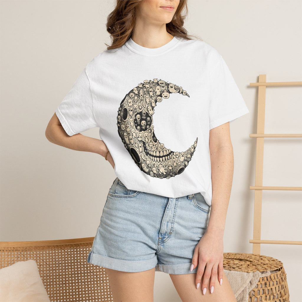Crescent Moon Shirt Boho Chic Zodiac Unisex Gift Rustic Tee product image 6