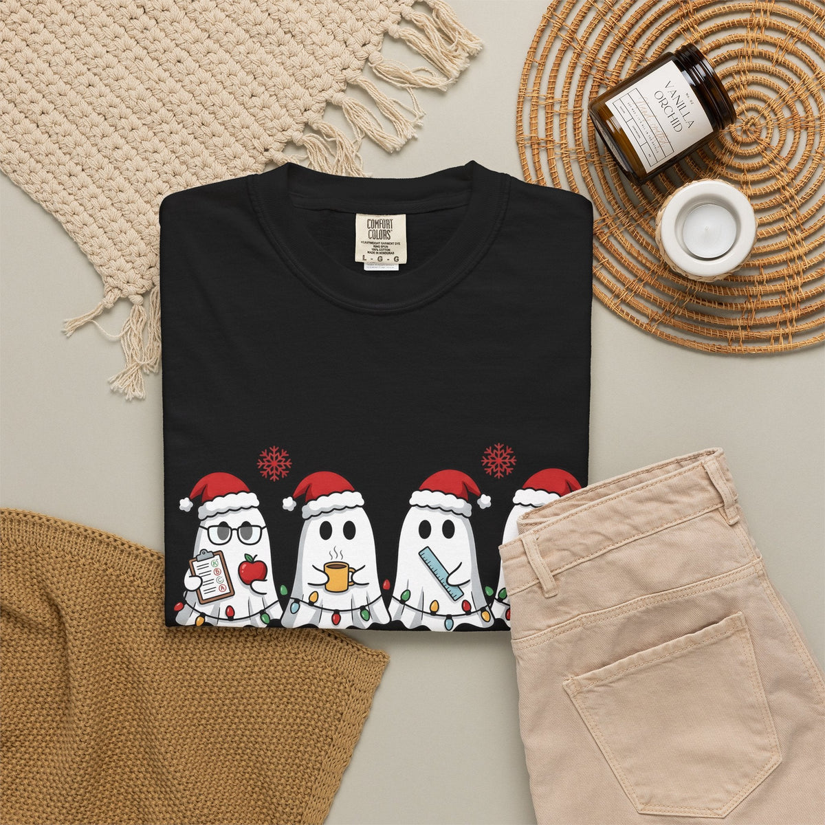 Holiday Ghost Shirt Teachers Celebration Unisex Gift Sweet product image 16