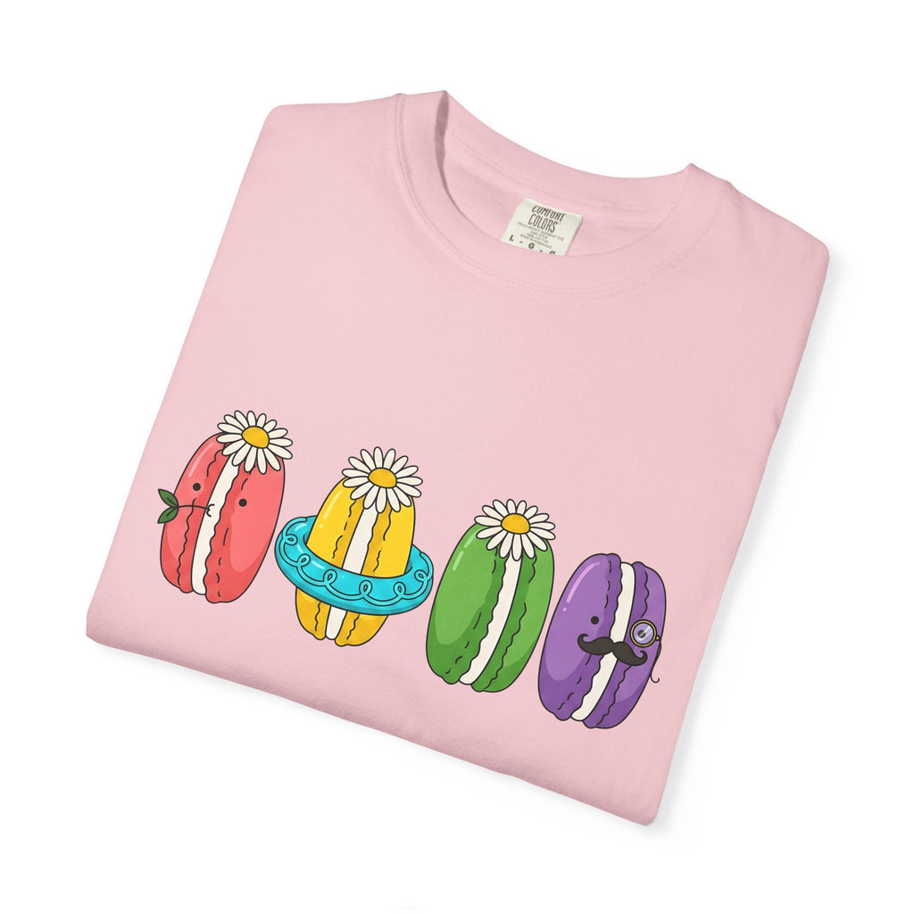 Cute Macarons Shirt Desserts Food Unisex Gift Kawaii Tee product image 11