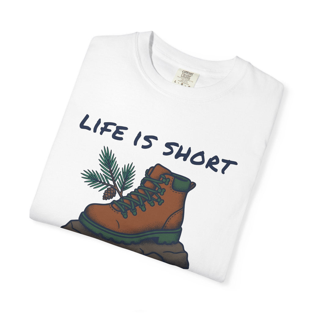 Hiking Boot Shirt Adventure Unisex Gift Vintage Tee product image 5