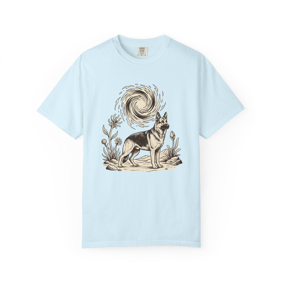 German Shepherd Puppy Shirt Dog Fauna Gift Women Cartoon product image 2