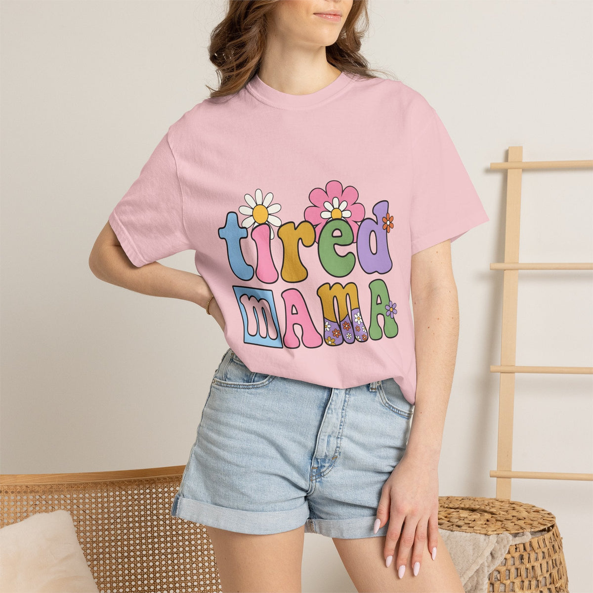 Daisy Bloom Font Shirt Moms Kid Care Gift for Women Hippie product image 12