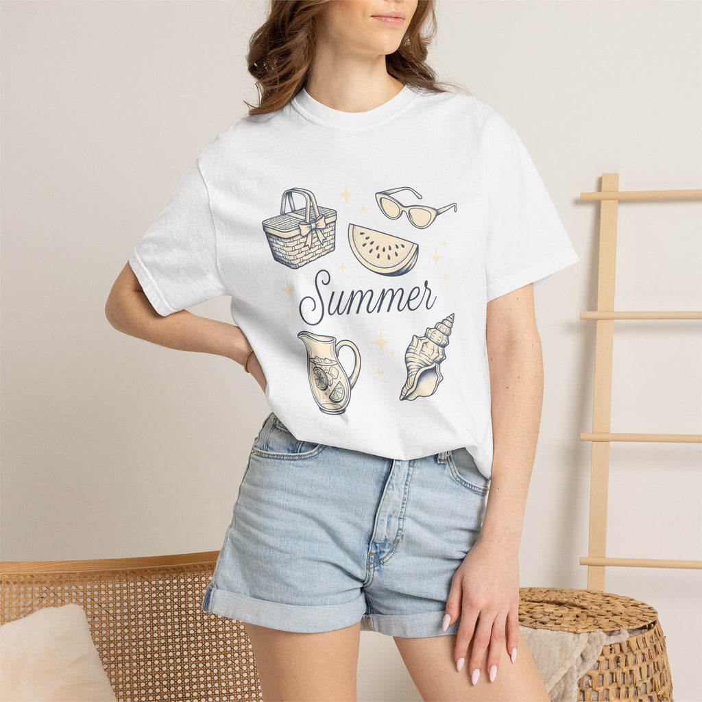 Summer Signs Shirt Getaway Unisex Gift Hand Drawn Tee product image 6