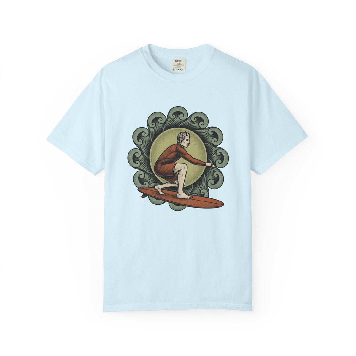 Surfer Shirt Sports Shore Gift Women Hand Drawn Tee product image 2