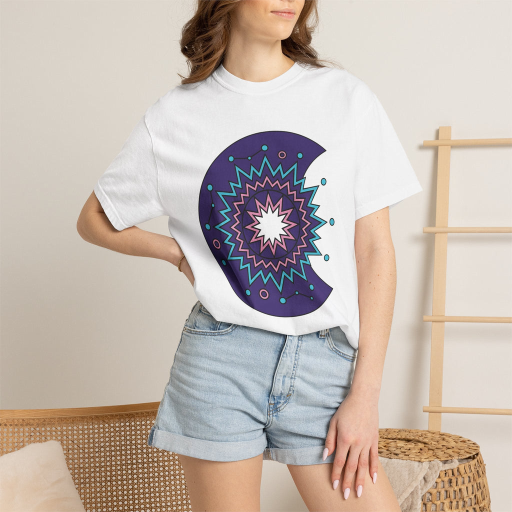 Mandala Moon Shirt Boho Chic Celestial Unisex Gift product image 6