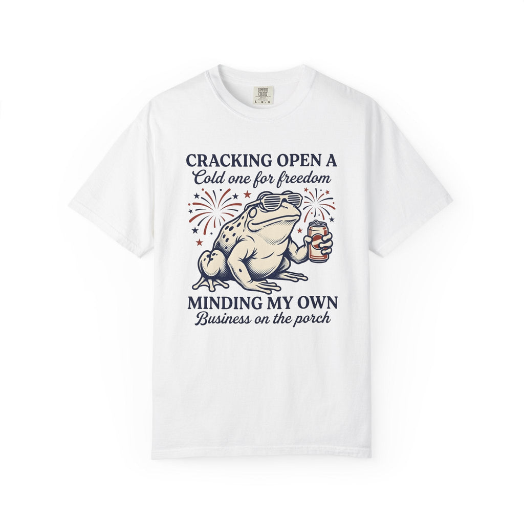 Frog Sunglasses Shirt 4th Of July Celebration Unisex Gift product image 1