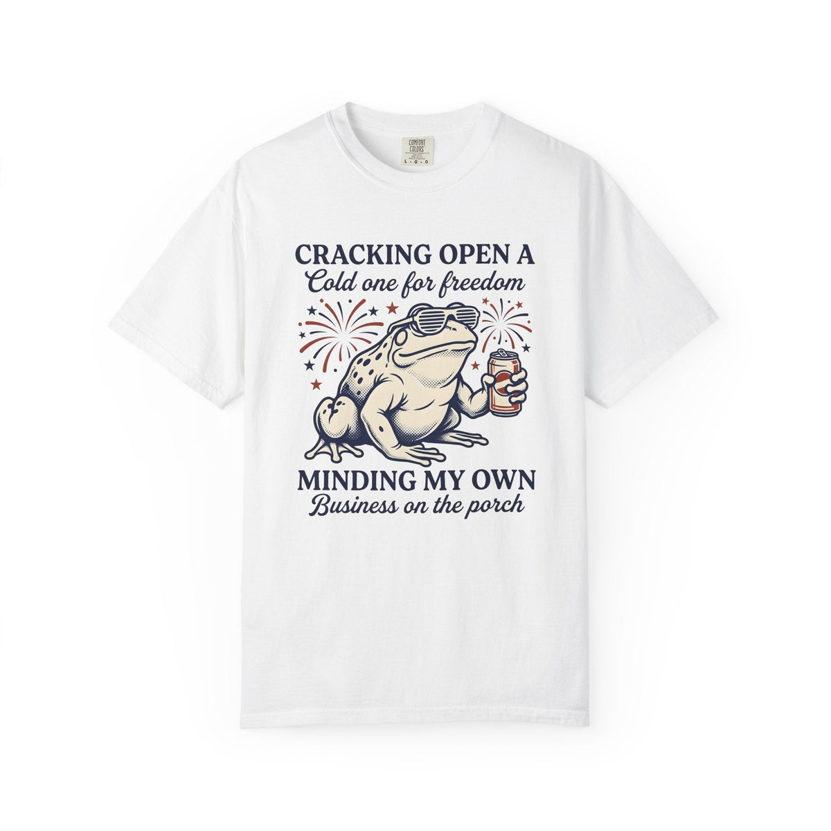 Frog Sunglasses Shirt 4th Of July Celebration Unisex Gift product image 1