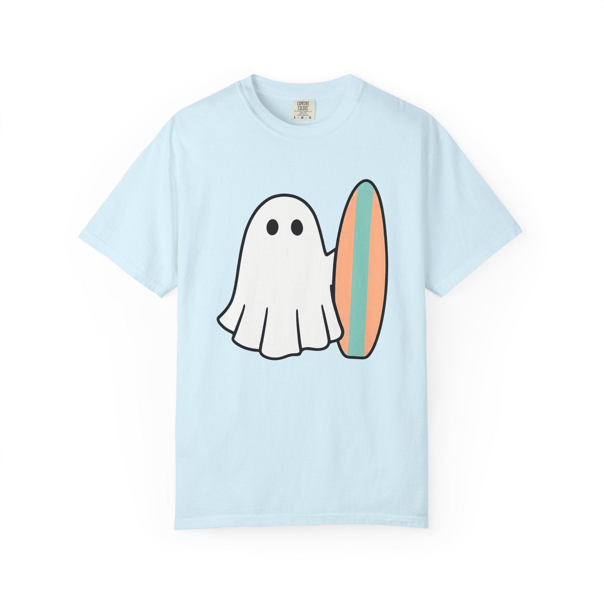 Ghost Wave Shirt Surfing Shore Unisex Gift Simple Tee product image 2