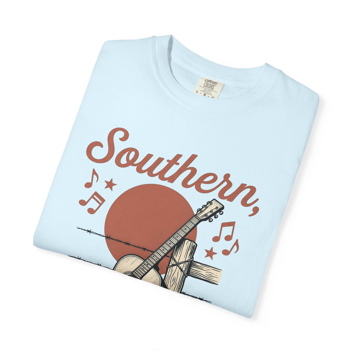 Guitar Fence Shirt Cowgirl Country Gift for Women Vintage product image 8