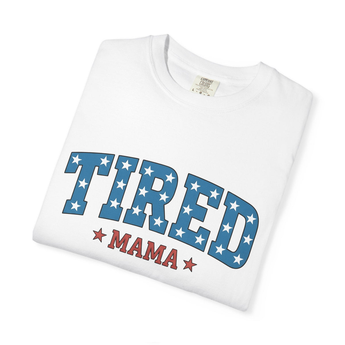 Star Pattern Lettering Shirt Moms Flag Gift for Women product image 5