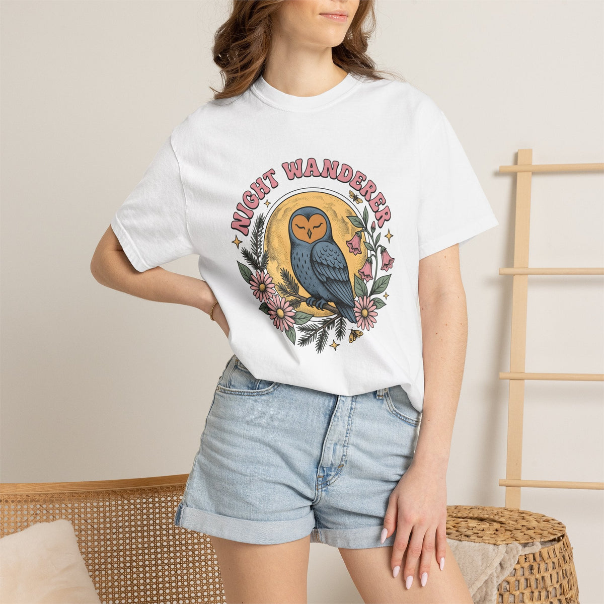 Owl Night Shirt Boho Chic Wilderness Unisex Gift Classic product image 6