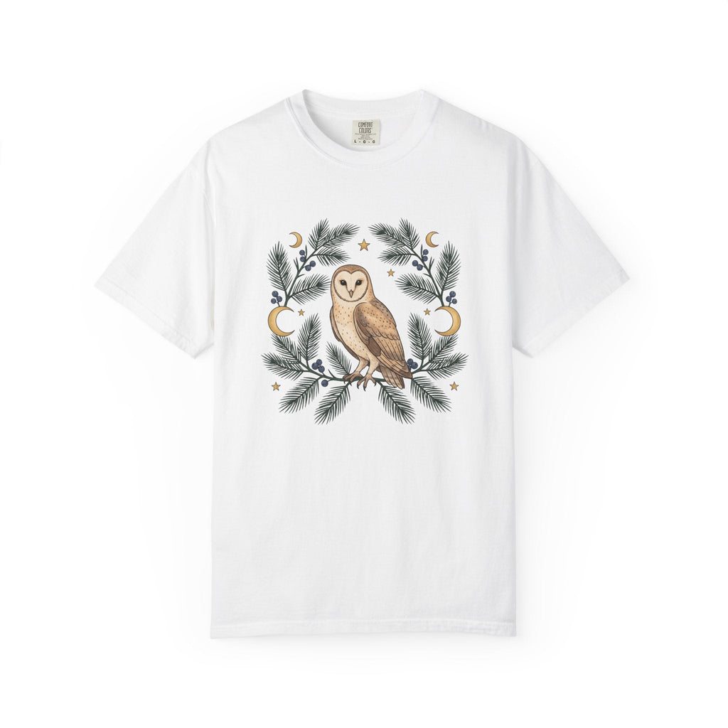 Desert Owl Shirt Animals Plants Gift Women Sketch Tee product image 1