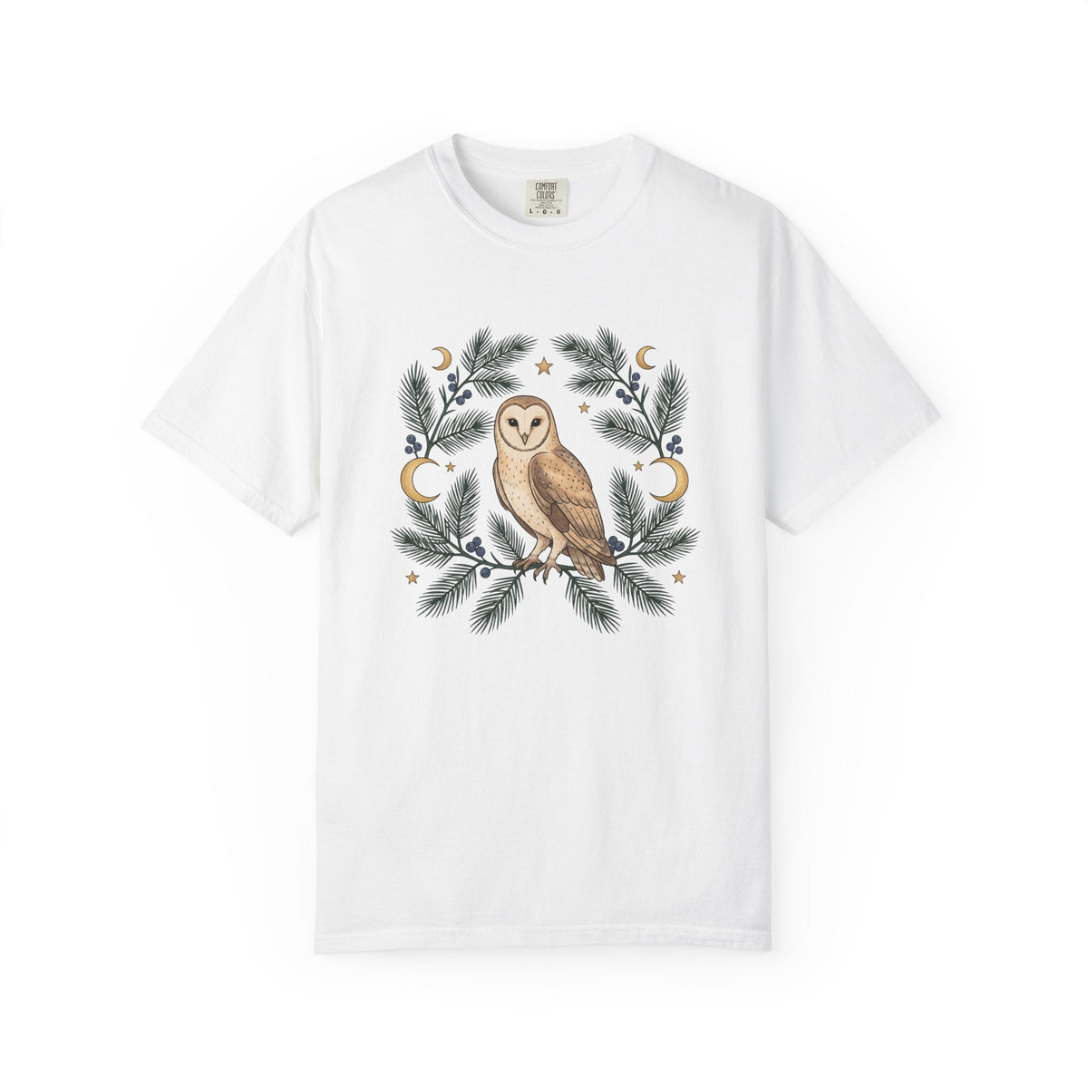 Desert Owl Shirt Animals Plants Gift Women Sketch Tee product image 1