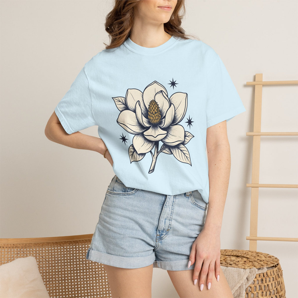 Magnolia Petal Shirt Floral Plants Gift Women Botanical product image 9