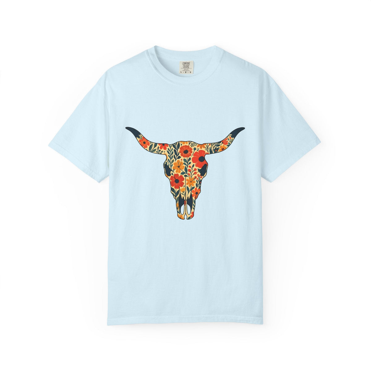 Steer Skull Shirt Cowgirl Ranch Gift for Women Southwestern product image 2