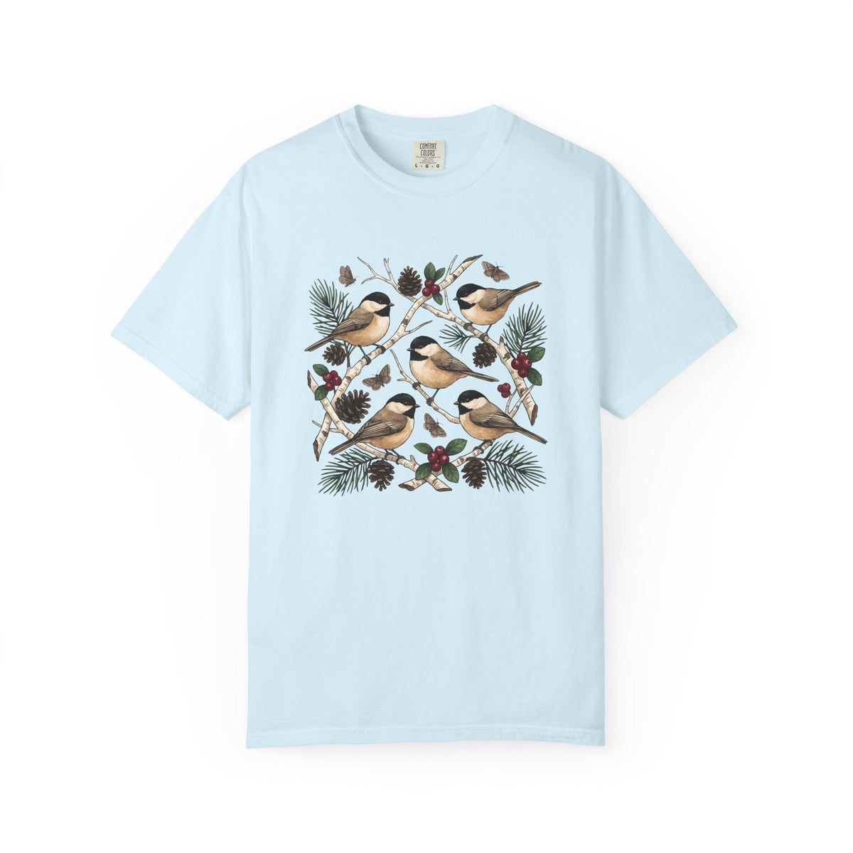 Chickadee Bird Shirt Animals & Flowers Outdoors Unisex Gift product image 2