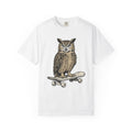 Owl Skateboarding Shirt Sports Wildlife Unisex Gift Sketch product image 1