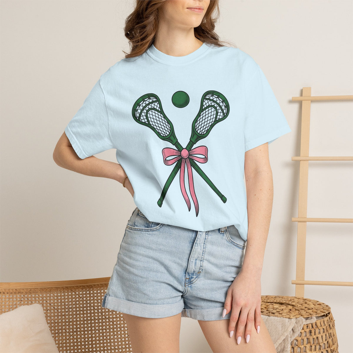 Lacrosse Sticks Shirt Sports Unisex Gift Line Art Tee product image 9