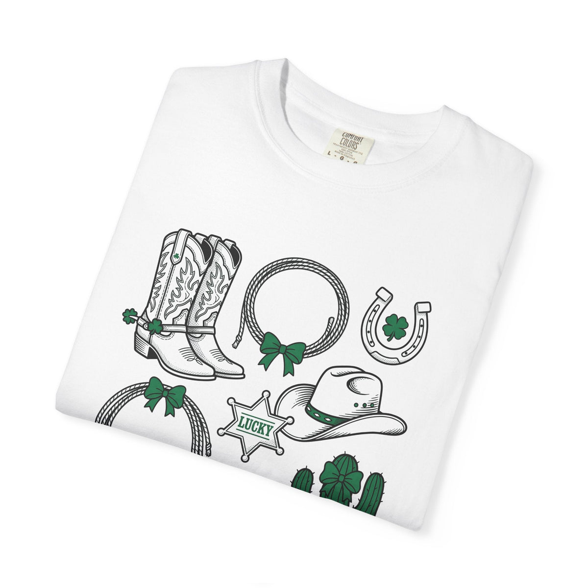 Cowboy Country Symbols Shirt St Patricks Day Rodeo Unisex product image 5