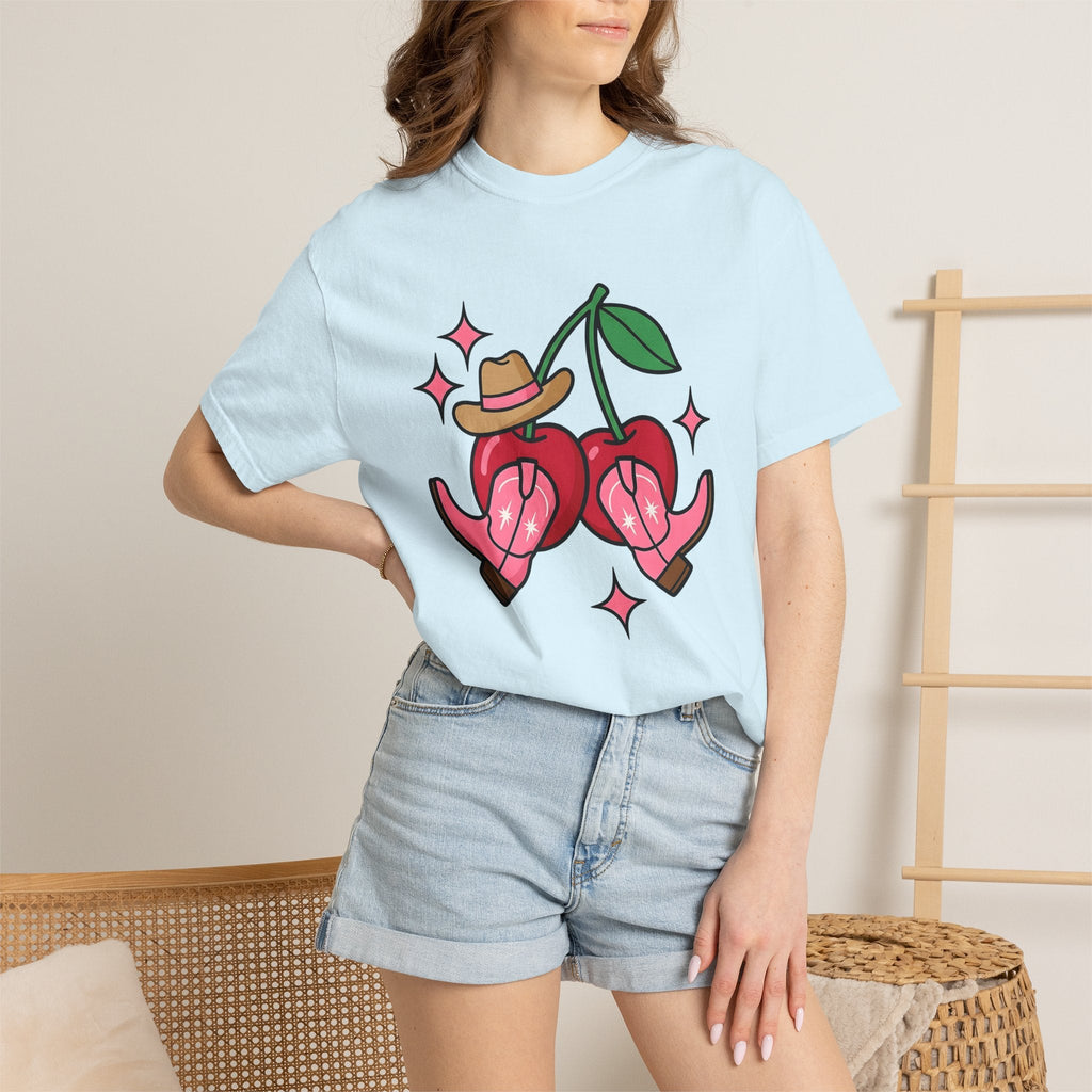 Cherry Cowboy Boots Shirt Cowgirl Western Gift for Women product image 9