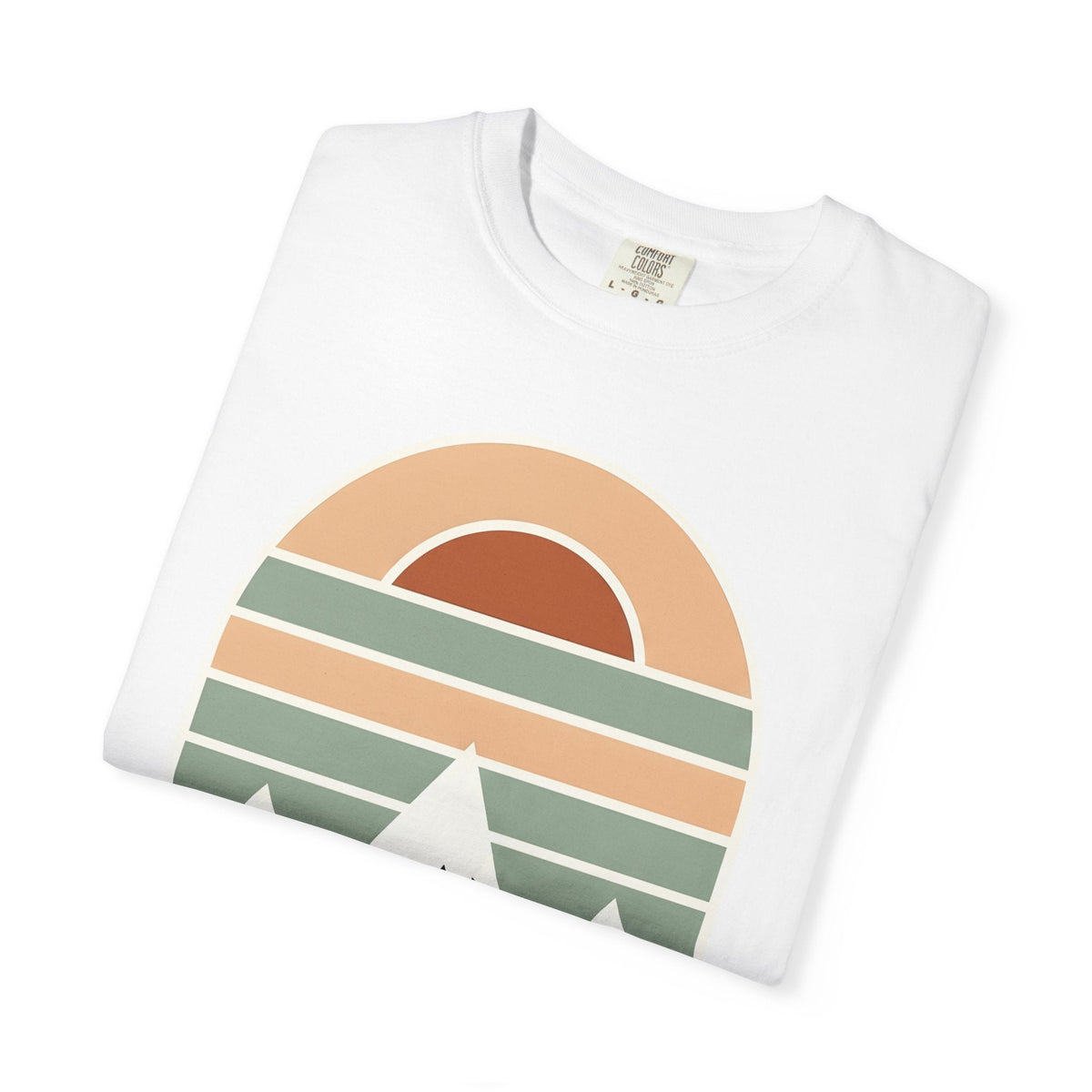 Mountain Twilight Shirt Nature Adventure Unisex Gift Flat product image 5
