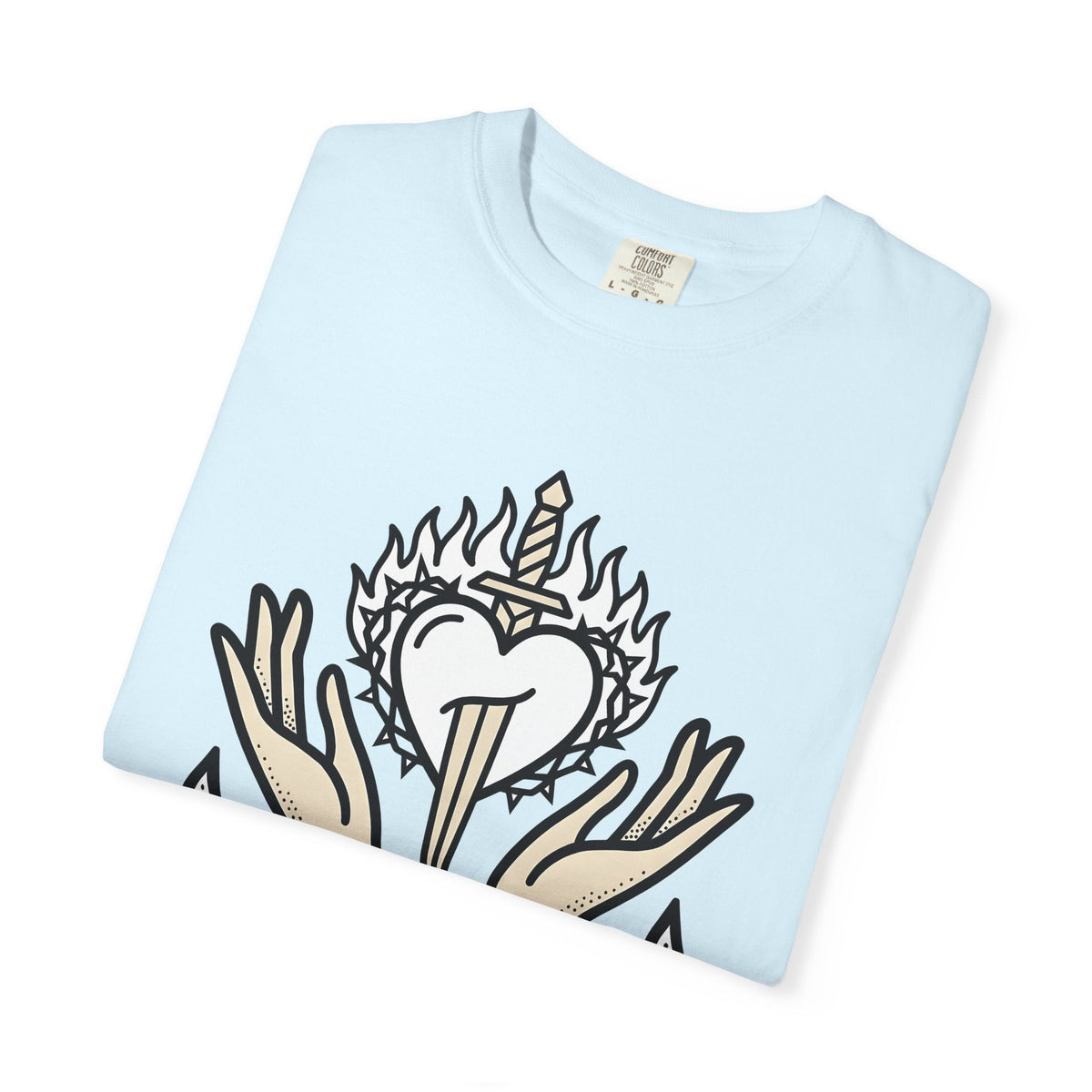Divine Heart Shirt Boho Chic Mindfulness Unisex Gift Sketch product image 8