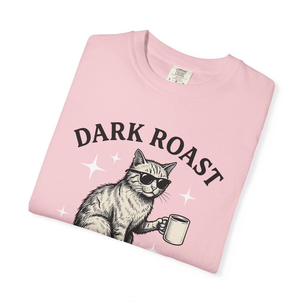 Cat Coffee Cup Shirt Coffee Feline Unisex Gift Retro Tee Mug T-Shirt Coffee Fan