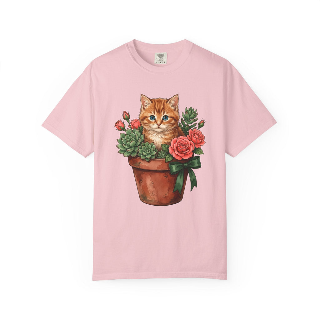 Marmalade Cat Shirt Greenery Unisex Gift Pastel Tee Tabby product image 3