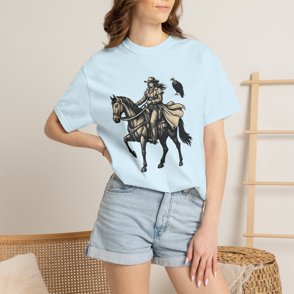 Cowgirl Horse Shirt Equestrian Gift for Women Hand Drawn product image 9