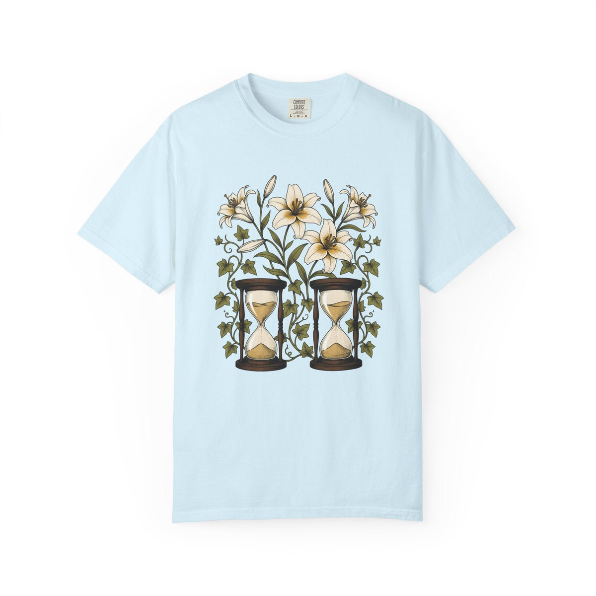 Lily Clock Shirt Holiday Garden Unisex Gift Plant Tee product image 2