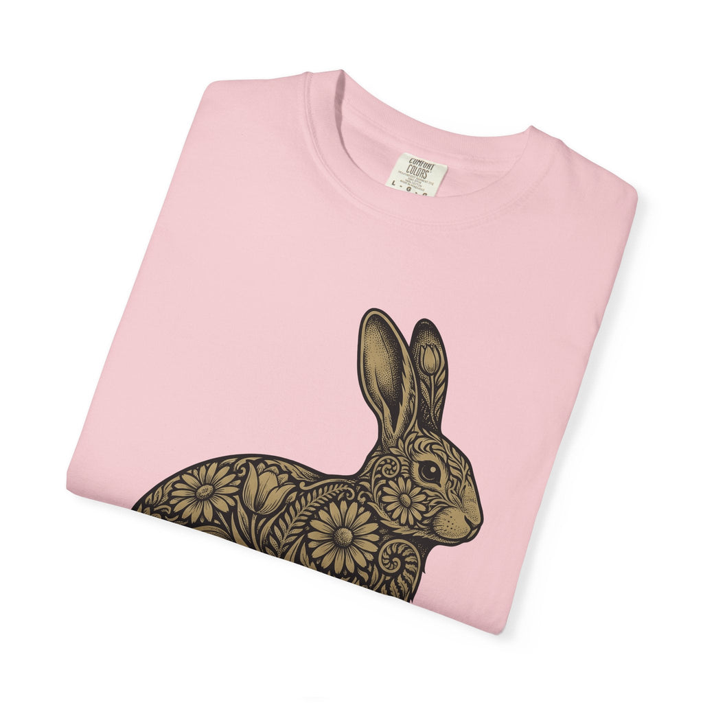 Floral Rabbit Shirt Easter Animal Unisex Gift Boho Tee product image 11