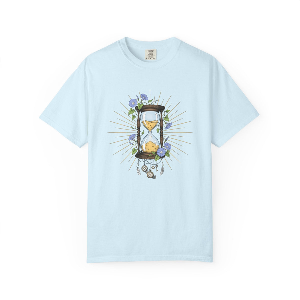 Hourglass Floral Shirt Boho Chic Celestial Unisex Gift Tee product image 2