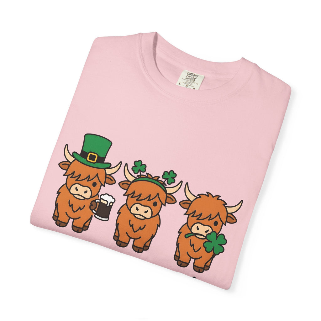 Highland Cow Shirt St Patrick's Day Animal Unisex Gift Cute product image 11