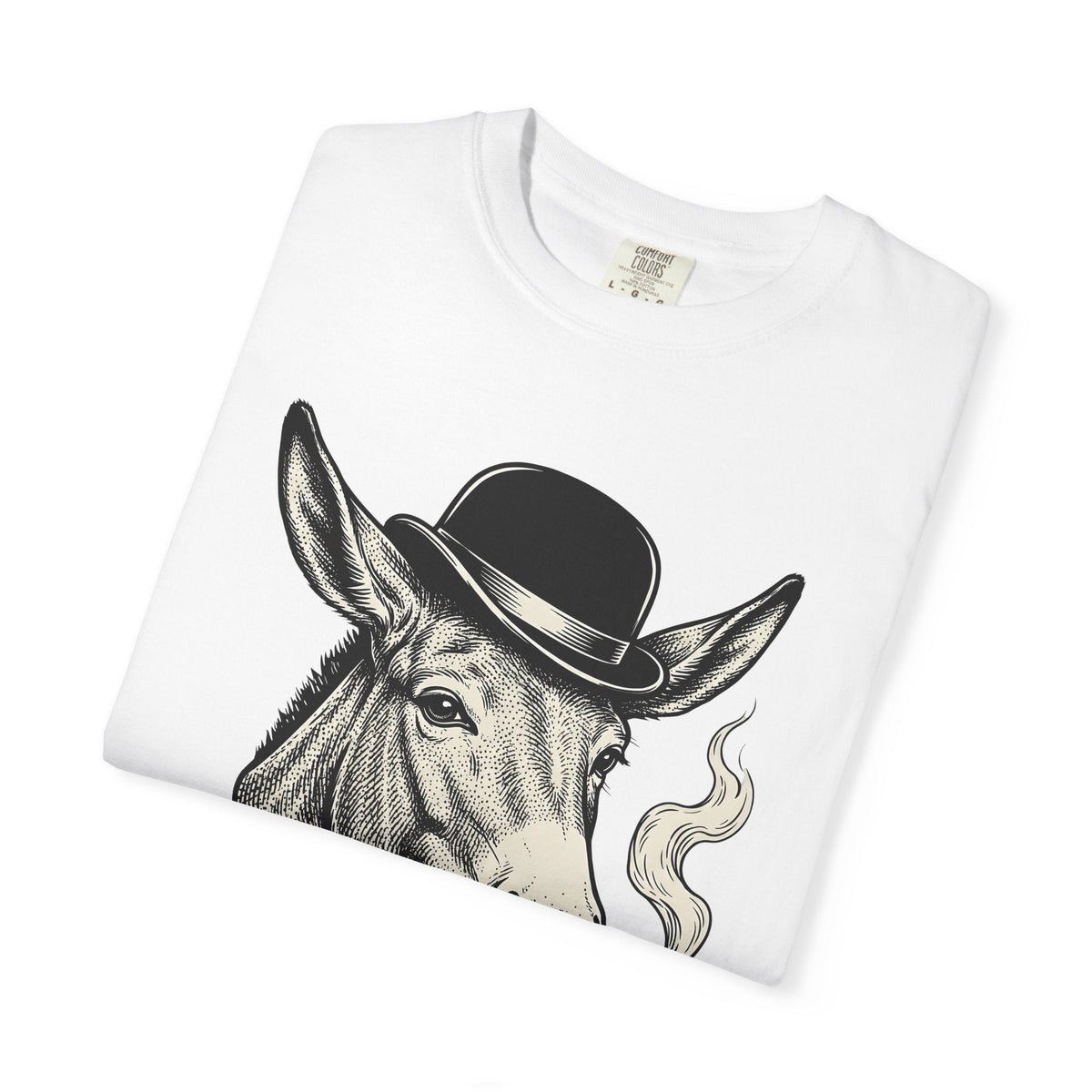 Donkey Hat Shirt Animal Humor Unisex Gift Vintage Tee Burro T-Shirt Pet Fan